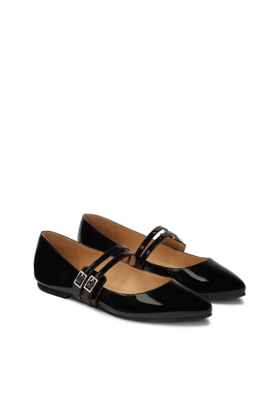 Kazar Ballerina Con Cinturino In Nero