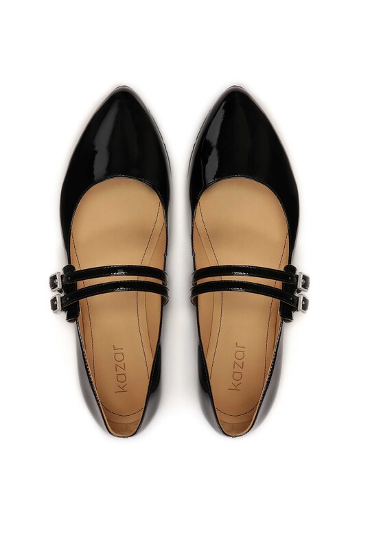 Kazar Ballerina Con Cinturino In Nero
