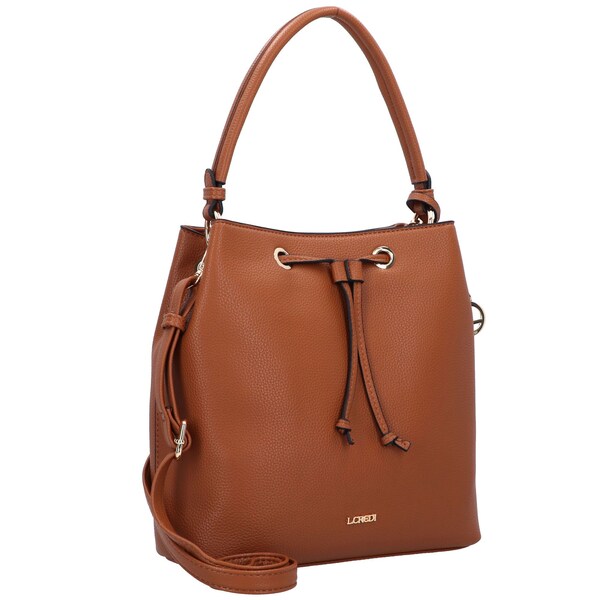 L.CREDI Borsa A Sacco 'Ebony' In Marrone