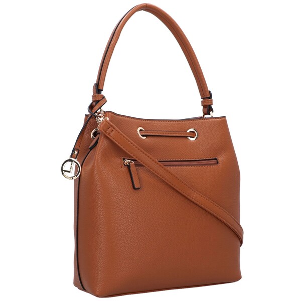 L.CREDI Borsa A Sacco 'Ebony' In Marrone