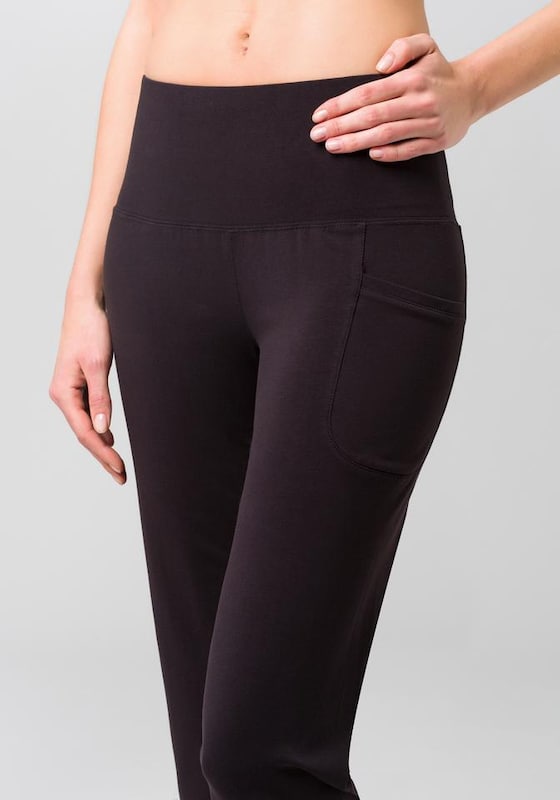 LASCANA ACTIVE Regular Pantaloni Sportivi In Nero