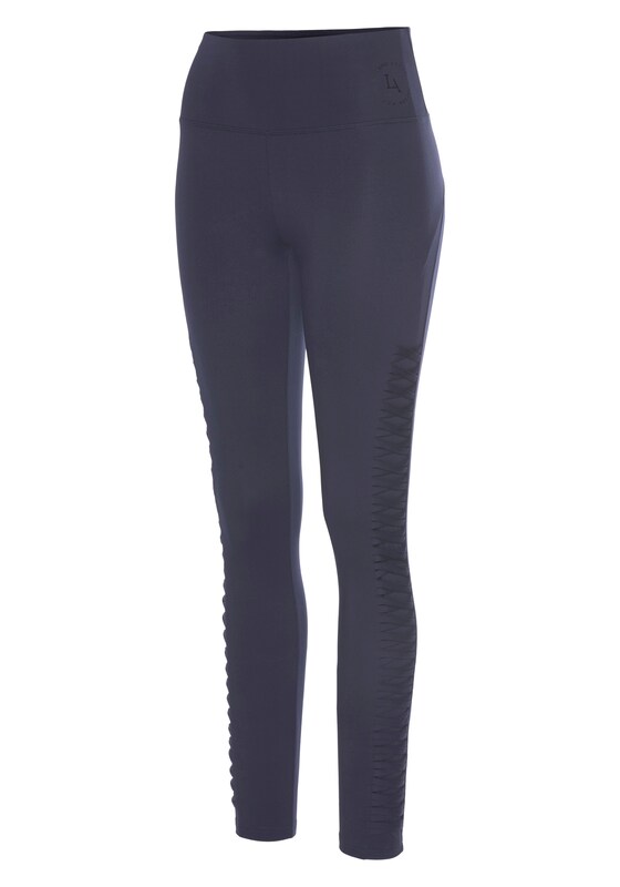 LASCANA ACTIVE Skinny Pantaloni Sportivi In Blu Fumo