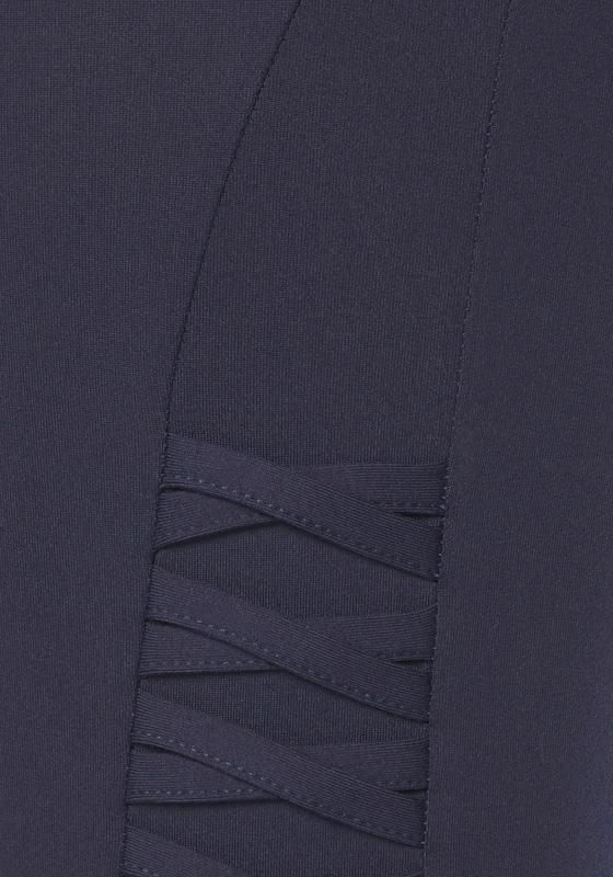 LASCANA ACTIVE Skinny Pantaloni Sportivi In Blu Fumo