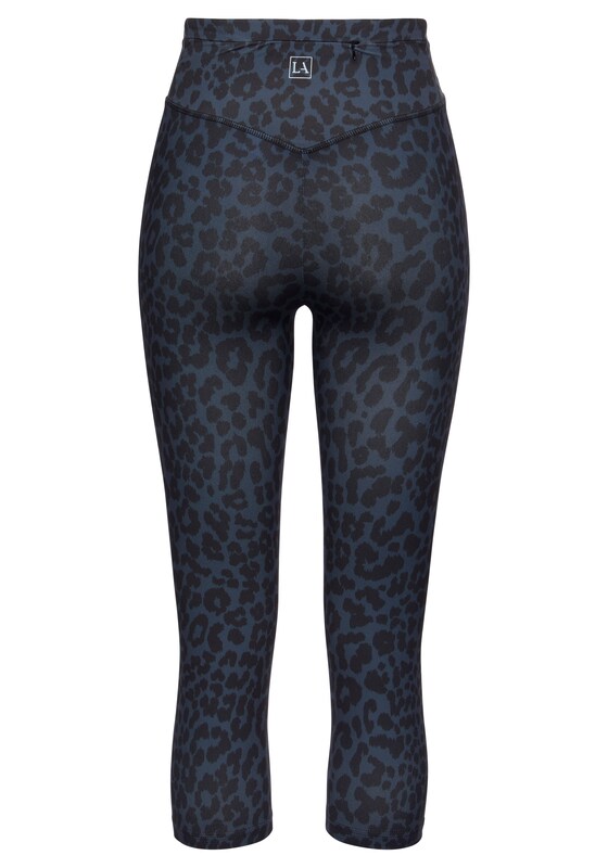 LASCANA ACTIVE Skinny Pantaloni Sportivi In Navy Nero
