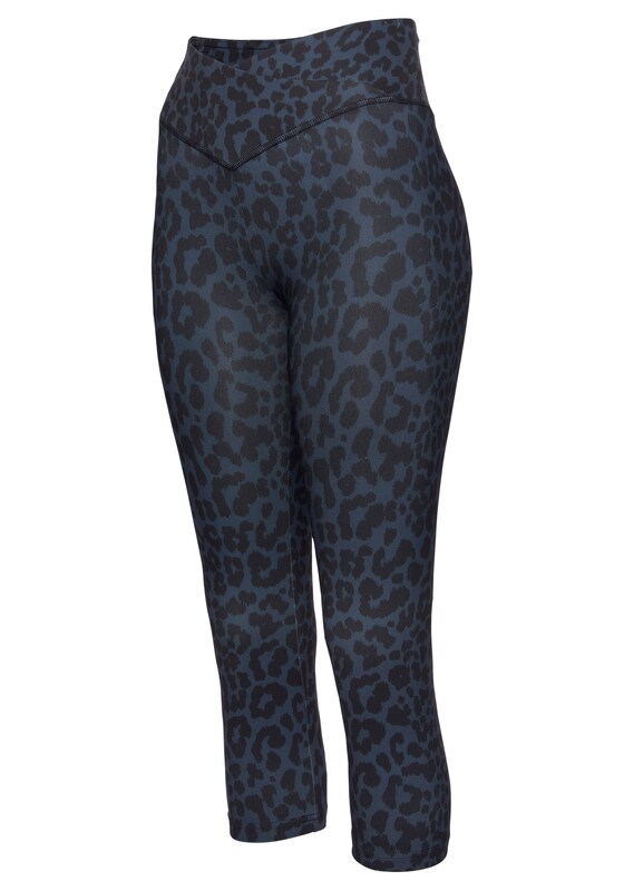 LASCANA ACTIVE Skinny Pantaloni Sportivi In Navy Nero