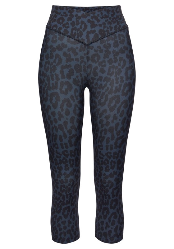LASCANA ACTIVE Skinny Pantaloni Sportivi In Navy Nero