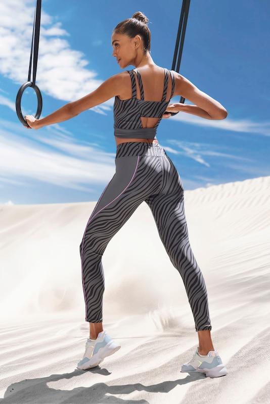 LASCANA ACTIVE Top Sportivo In Antracite Grigio Basalto