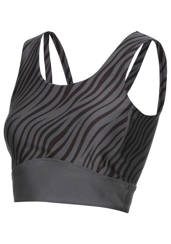 LASCANA ACTIVE Top Sportivo In Antracite Grigio Basalto