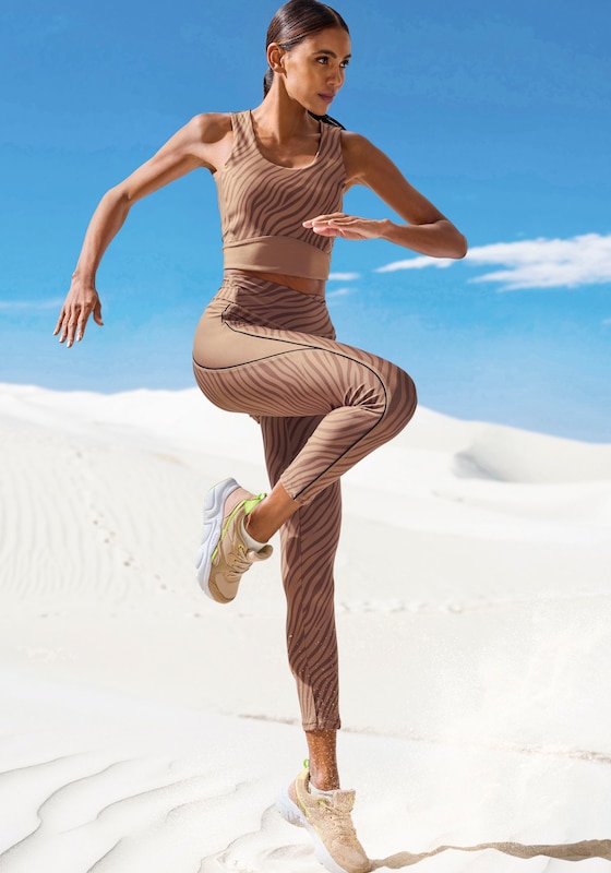 LASCANA ACTIVE Top Sportivo In Marrone