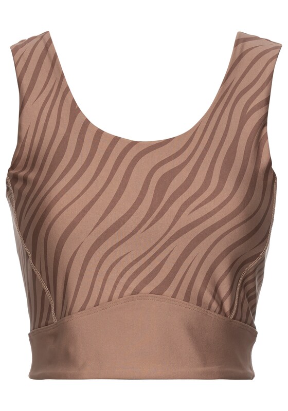 LASCANA ACTIVE Top sportivo in Marrone
