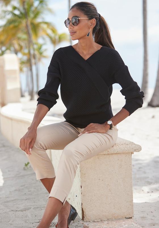 LASCANA Pullover In Nero