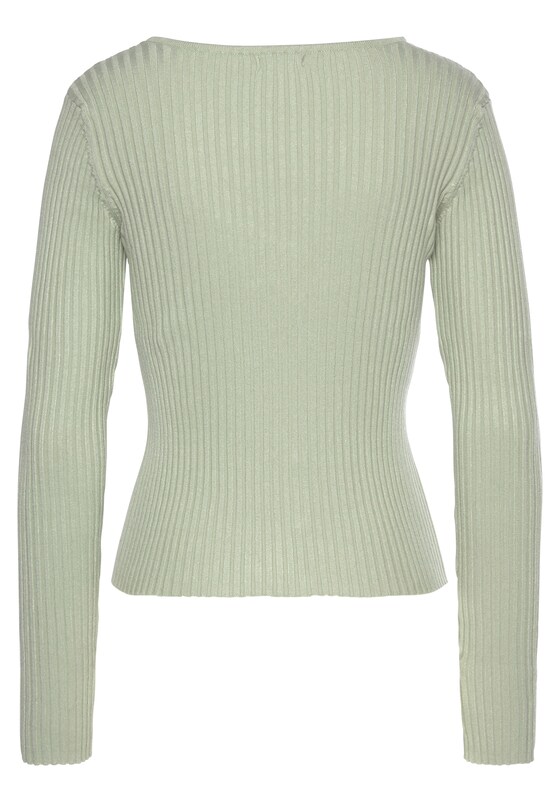 LASCANA Pullover In Verde