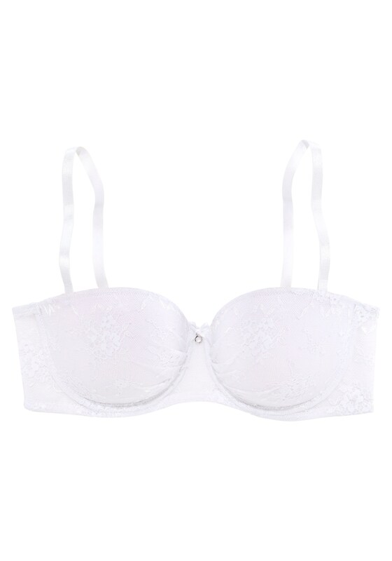 LASCANA Push-up Reggiseno in Bianco
