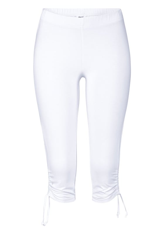 LASCANA Skinny Leggings 'ethno' in Bianco