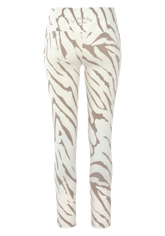 LASCANA Skinny Leggings In Beige Crema