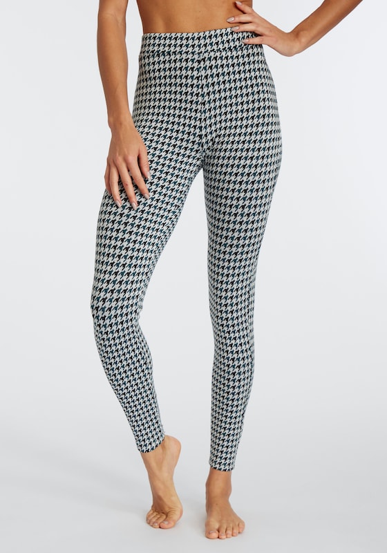 LASCANA Skinny Leggings In Blu Grigio Nero