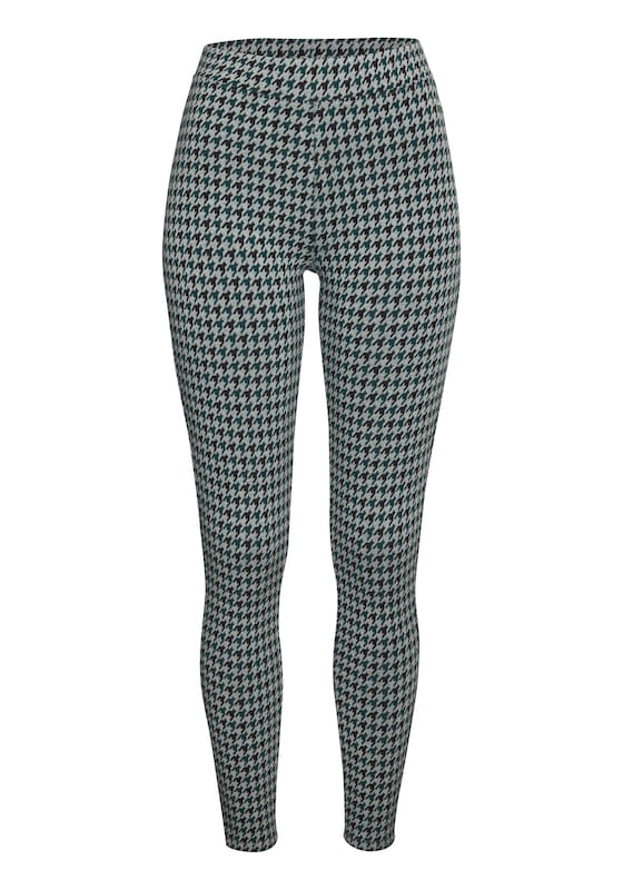 LASCANA Skinny Leggings in Blu Grigio Nero
