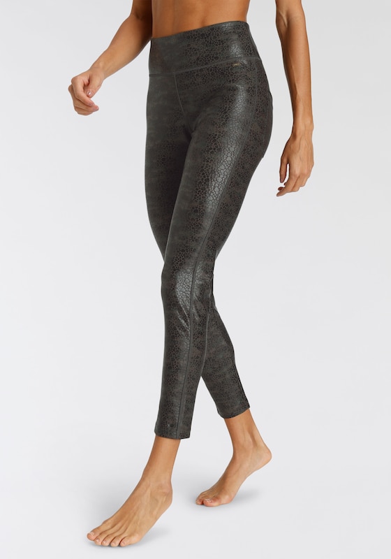LASCANA Skinny Leggings In Verde Scuro