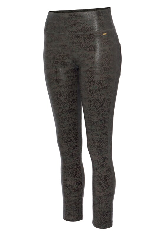 LASCANA Skinny Leggings In Verde Scuro