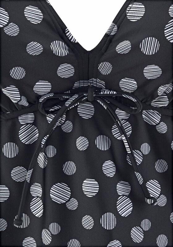 LASCANA T-shirt Tankini In Antracite