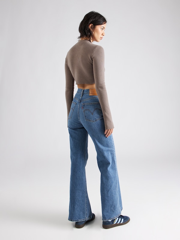 LEVI'S ® Bootcut Jeans 'Ribcage Bell' In Blu Denim