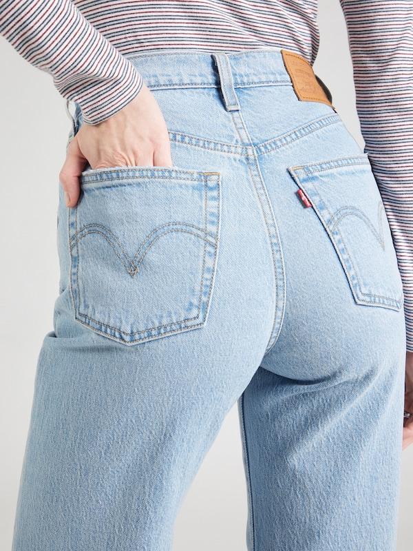 LEVI'S ® Bootcut Jeans 'Ribcage Bell' In Blu Denim