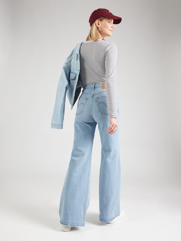 LEVI'S ® Bootcut Jeans 'Ribcage Bell' In Blu Denim