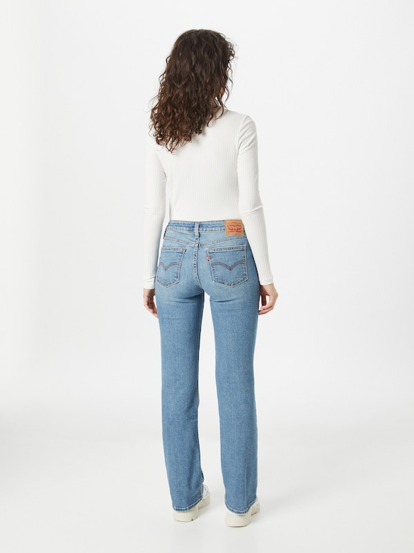 LEVI'S ® Bootcut Jeans 'Superlow Boot' In Blu Denim