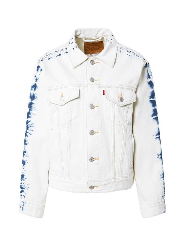LEVI'S ® Giacca di mezza stagione 'Ex-Boyfriend Trucker Jacket' in Bianco Denim
