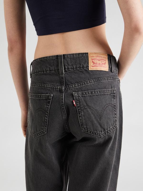 LEVI'S ® Loosefit Jeans 'Superlow Loose' In Nero Denim
