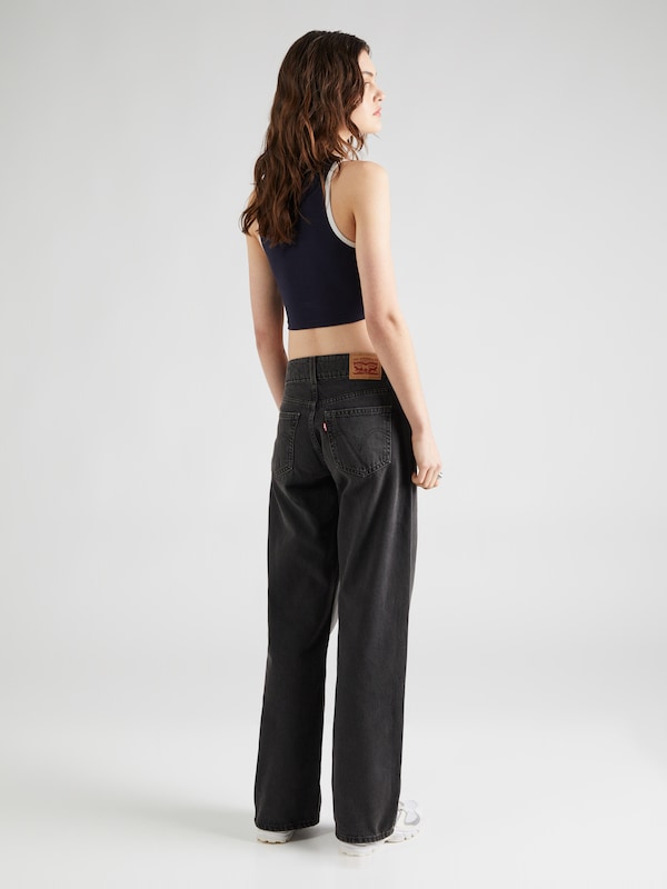 LEVI'S ® Loosefit Jeans 'Superlow Loose' In Nero Denim