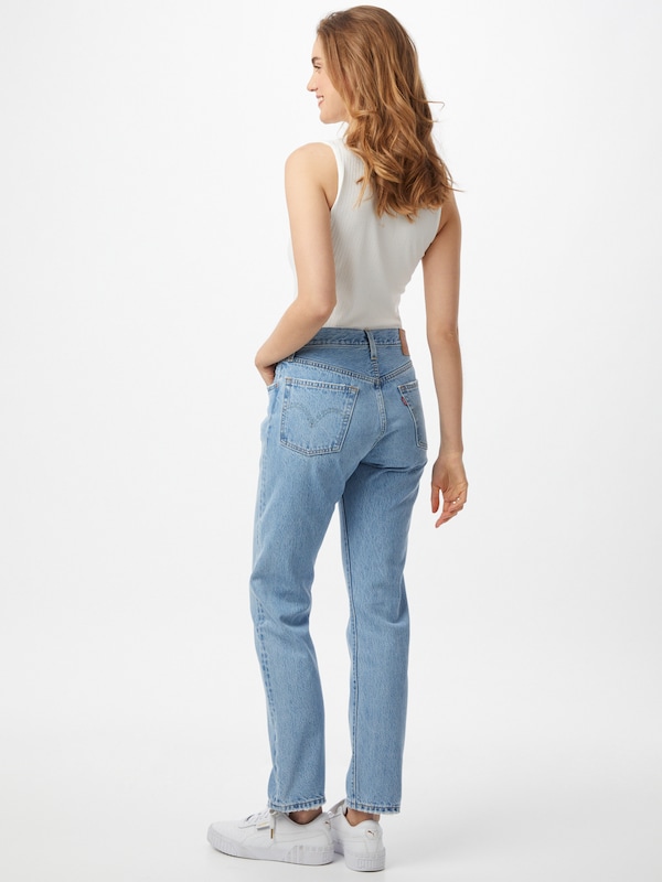 LEVI'S ® Slimfit Jeans '501® Levi's® Original Jeans' In Blu Chiaro
