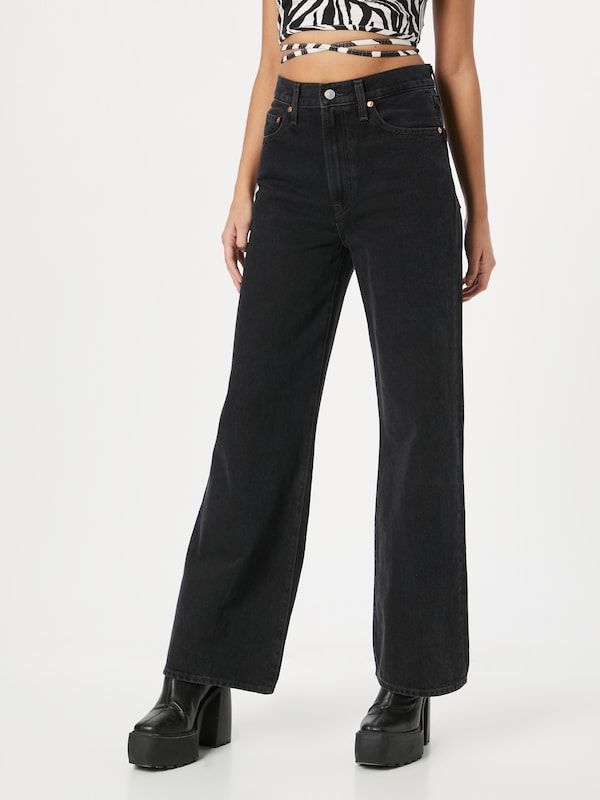 LEVI'S ® Wide Leg Jeans 'Ribcage' In Nero