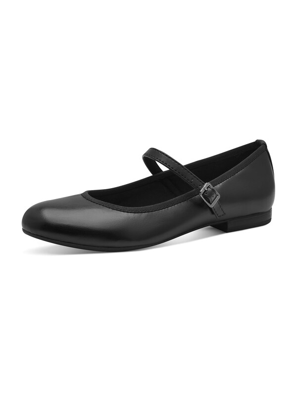 MARCO TOZZI Ballerina con cinturino in Nero