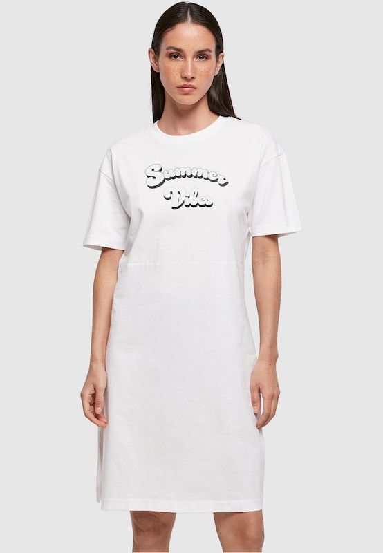 Merchcode Abito 'Summer Vibes' In Bianco