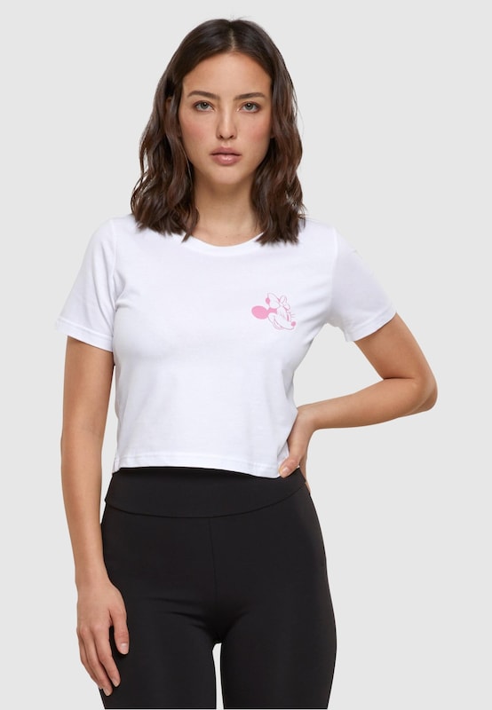 Merchcode Maglietta 'Minnie Mouse Wink' In Bianco