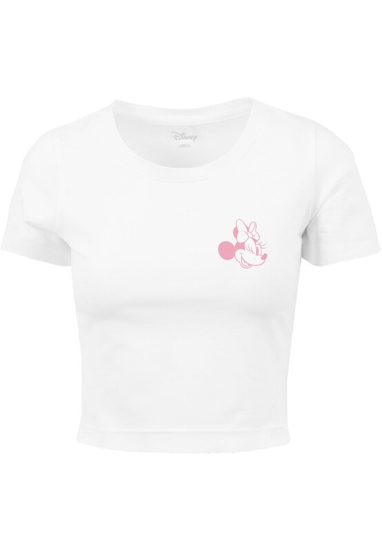 Merchcode Maglietta 'Minnie Mouse Wink' in Bianco