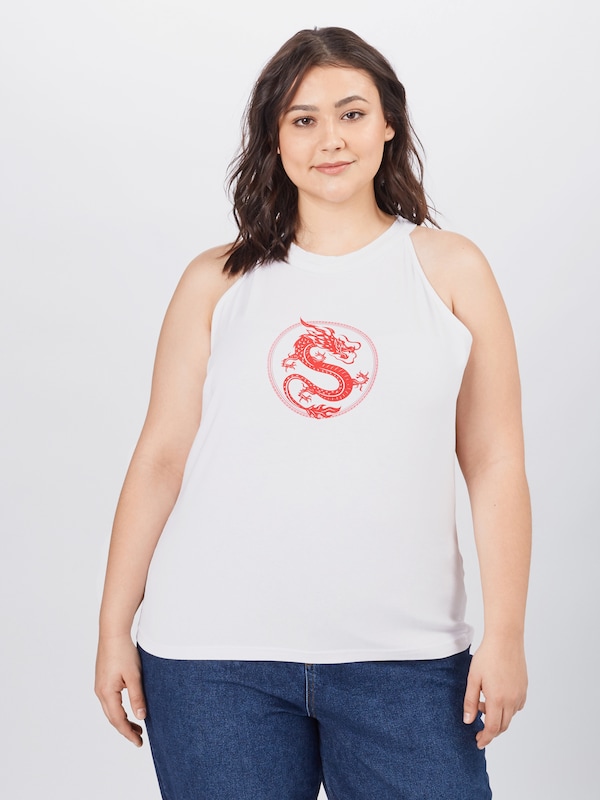 Merchcode Top In Bianco