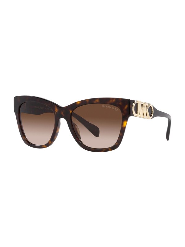 MICHAEL Michael Kors Occhiali Da Sole 'Empire Square' In Cognac Marrone Scuro