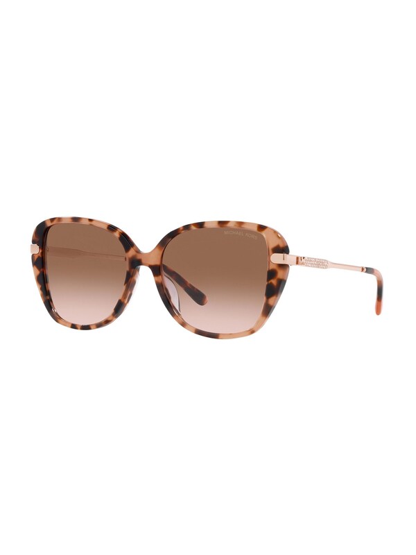 MICHAEL Michael Kors Occhiali da sole 'FLATIRON' in Marrone Arancione