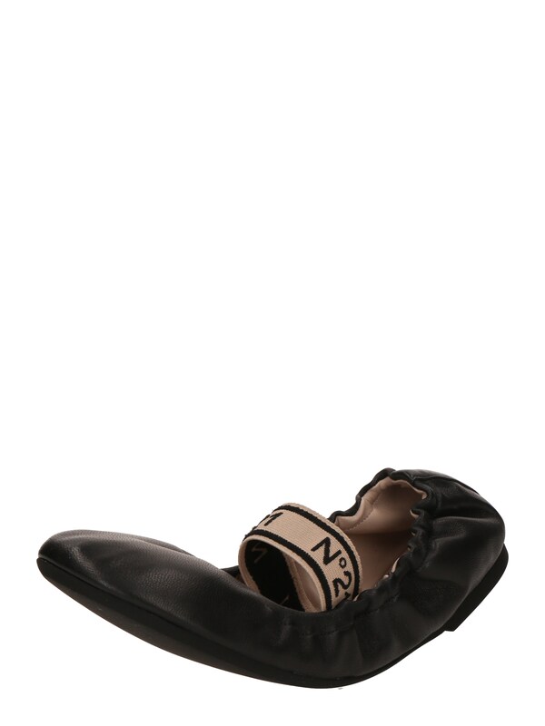 N°21 Ballerina con cinturino in Nero