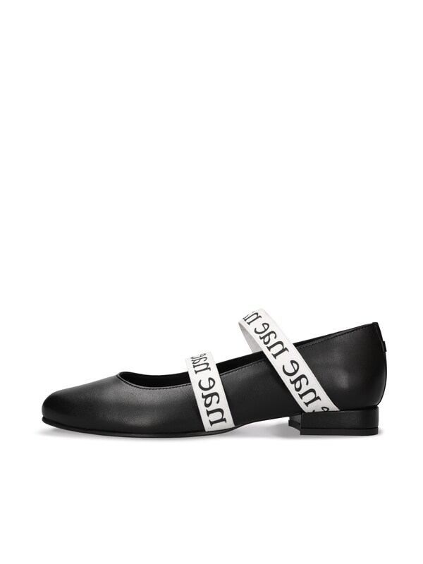 nae Vegan Shoes Ballerina con cinturino 'Aure' in Nero