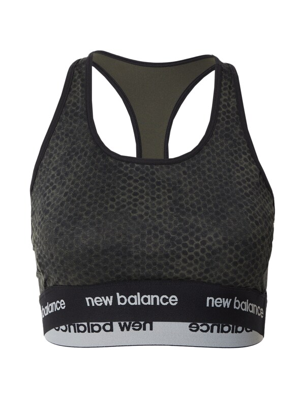 new balance Bustino Reggiseno sportivo in Nero