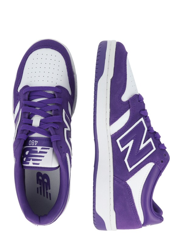New Balance Sneaker Bassa '480L' In Lilla Scuro