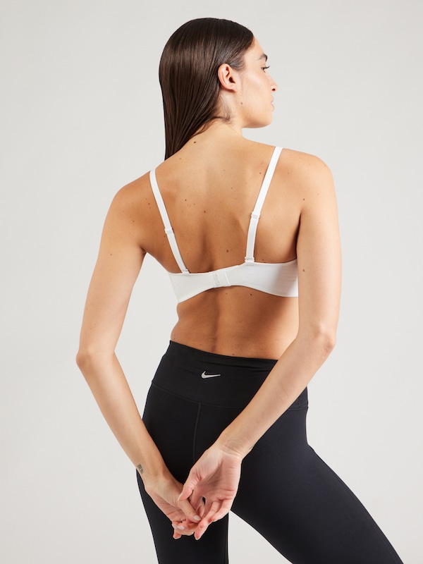 NIKE Bustino Reggiseno Sportivo 'ALATE MINIMALIST' In Bianco