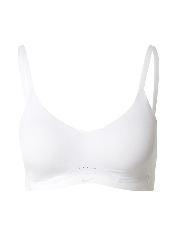 NIKE Bustino Reggiseno sportivo 'ALATE MINIMALIST' in Bianco