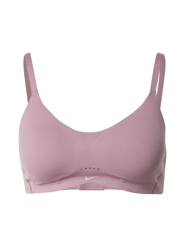 NIKE Bustino Reggiseno sportivo 'ALATE MINIMALIST' in Prugna