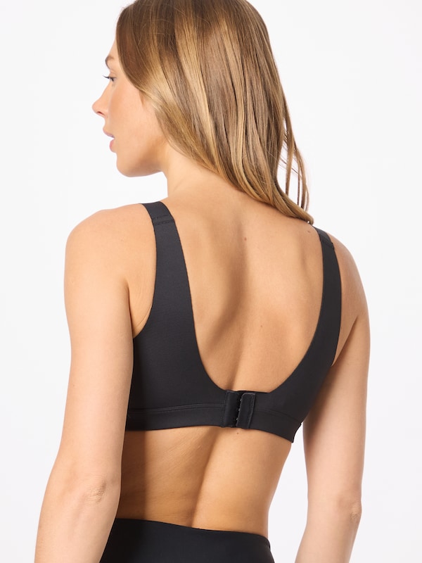 NIKE Bustino Reggiseno Sportivo 'ALPHA' In Nero