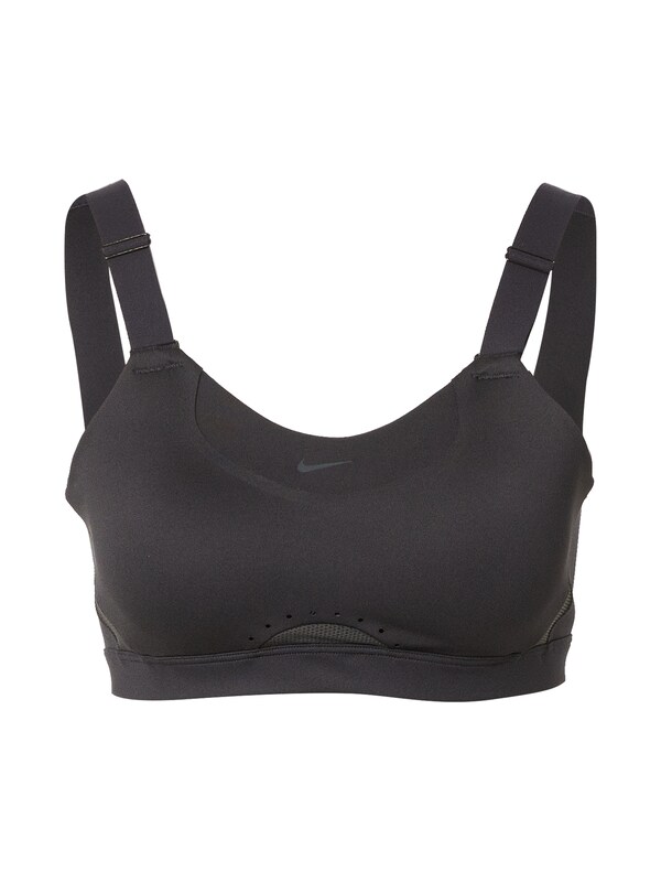 NIKE Bustino Reggiseno sportivo 'ALPHA' in Nero