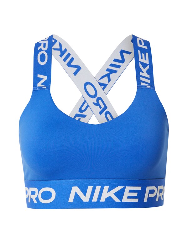 NIKE Bustino Reggiseno sportivo in Blu Reale